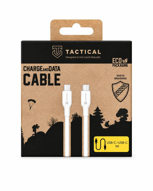 Tactical Stitch Thread Cable USB-C/USB-C 1m white