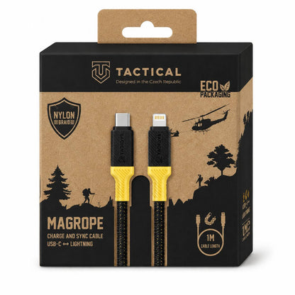 Tactical MagRope USB-C/USB-C 1m Black/Yellow