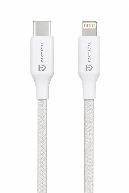 Tactical Stitch Thread Cable USB-C/Lightning 1m White