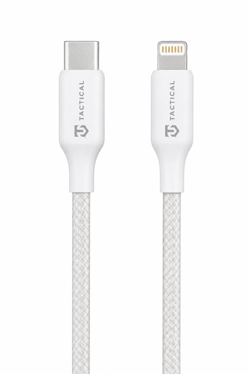 Tactical Stitch Thread Cable USB-C/Lightning 2m White