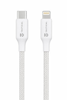 Tactical Stitch Thread Cable USB-C/Lightning 2m White